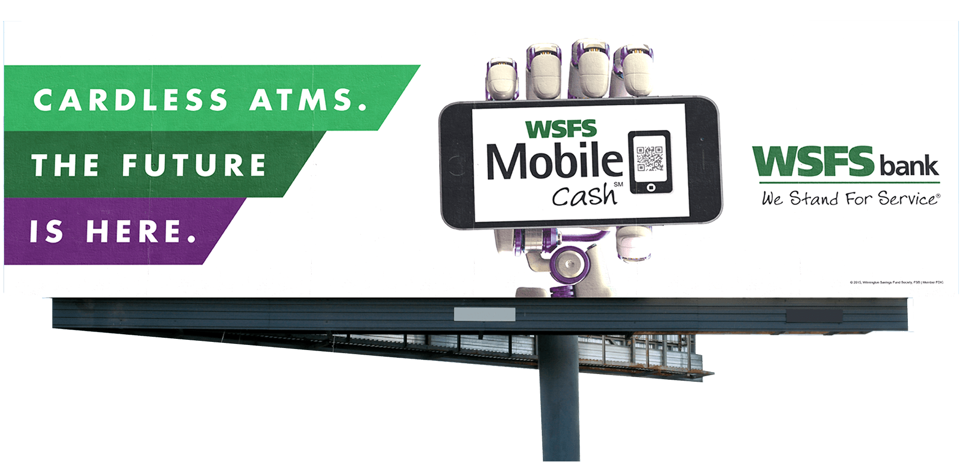 WSFS Mobile Cash billboard