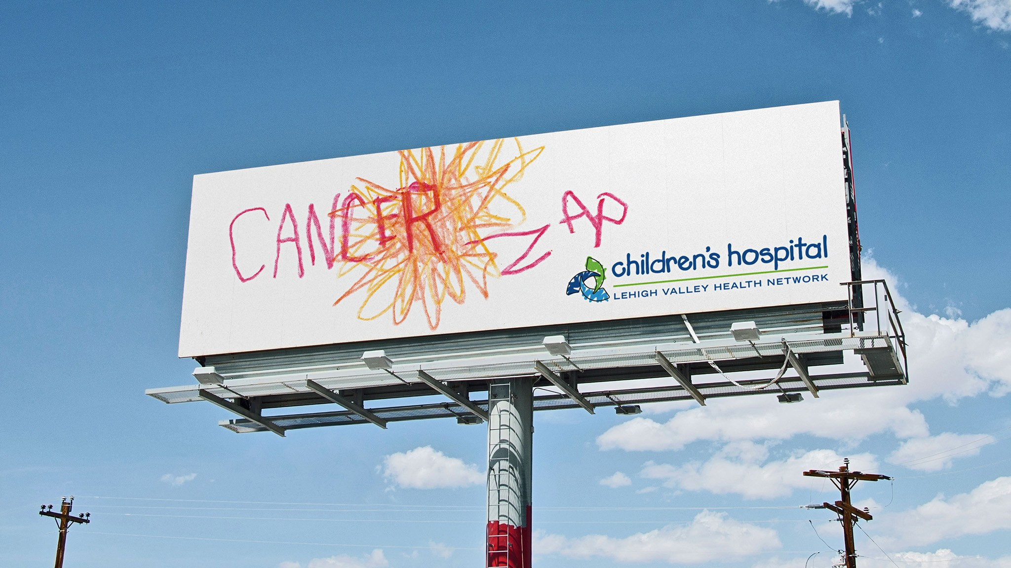 Lehigh Valley Health Network Childrens Hospital billboard