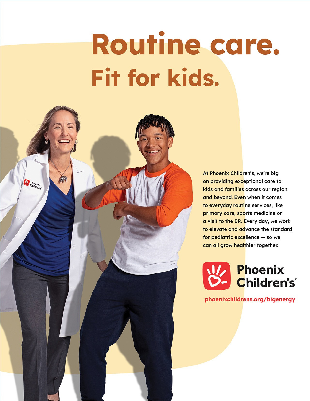 Phoenix Children's print ad