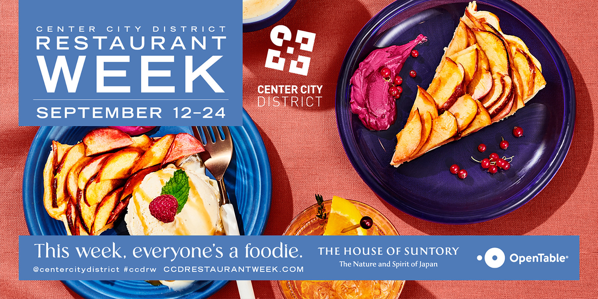 Center City District Restaurant Week poster