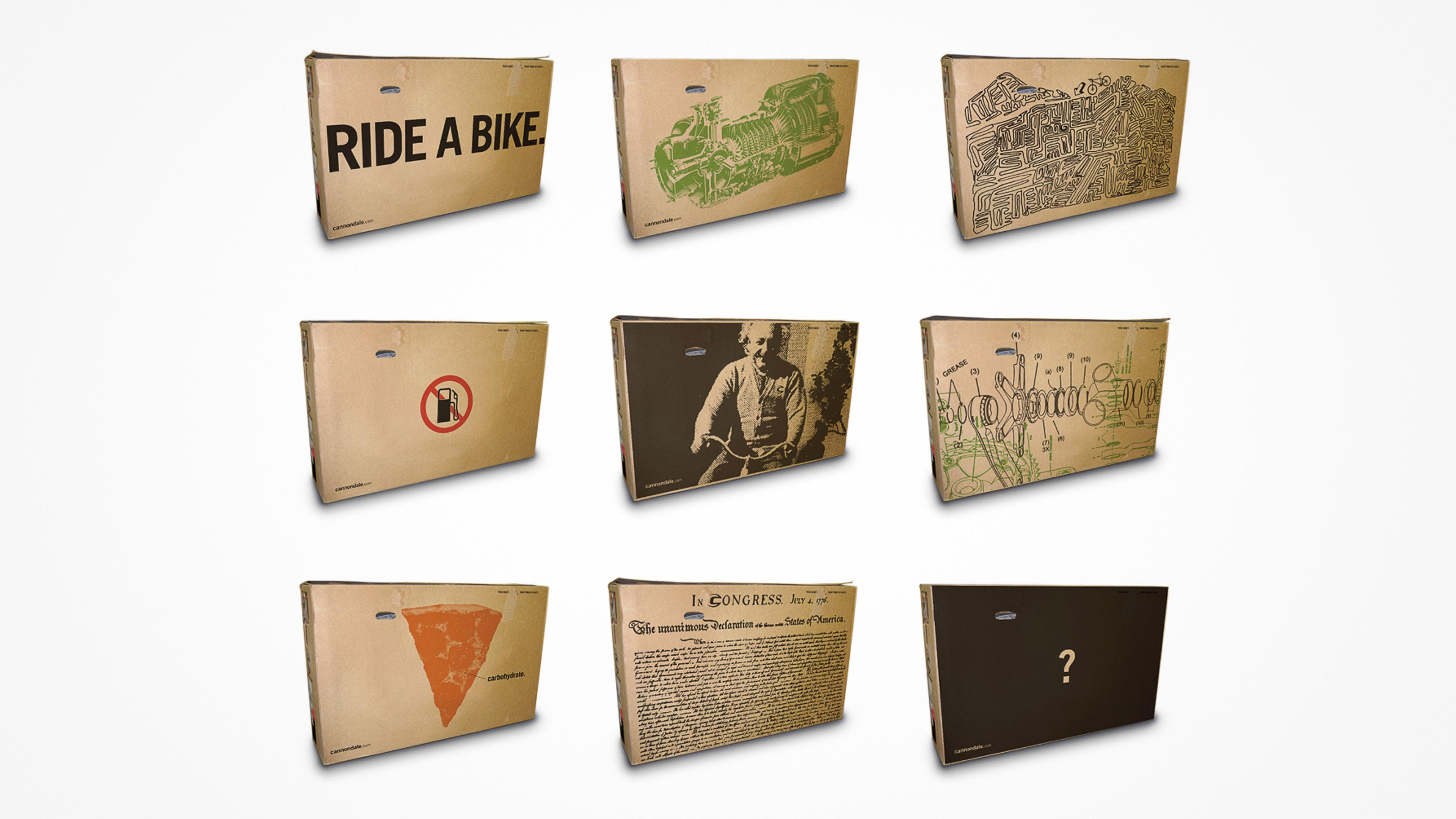 Cannondale Bicycle Shipping Cartons