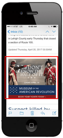 Website takeover - Mobile