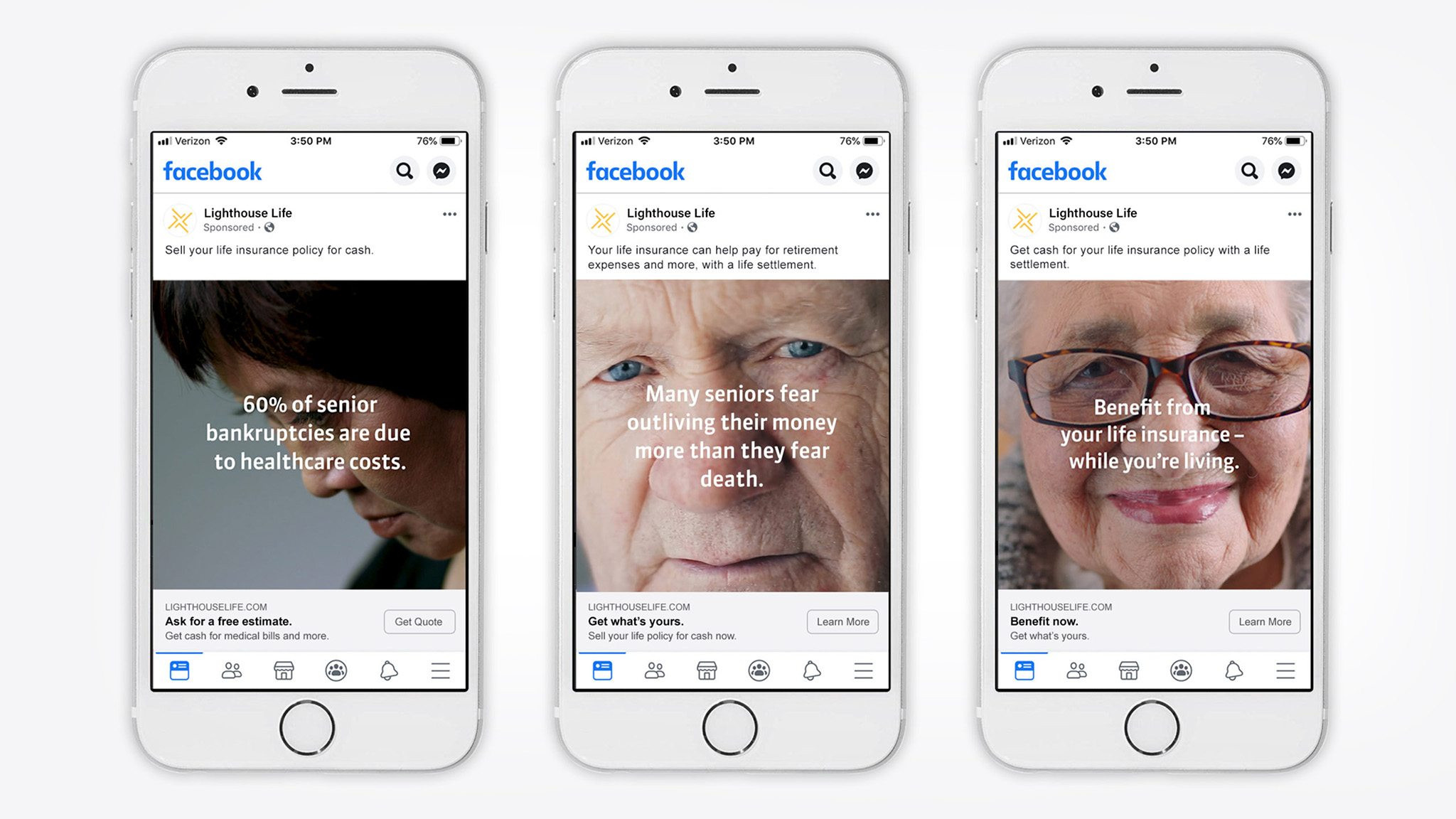 Lighthouse Life social posts