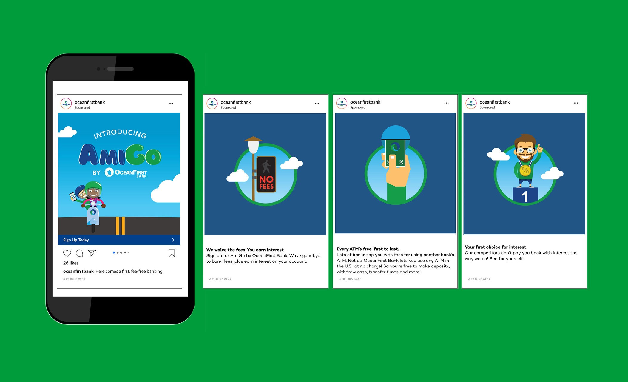 OceanFirst AmiGo social posts