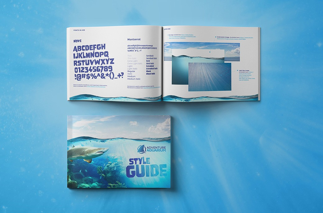 Adventure Aquarium style guide