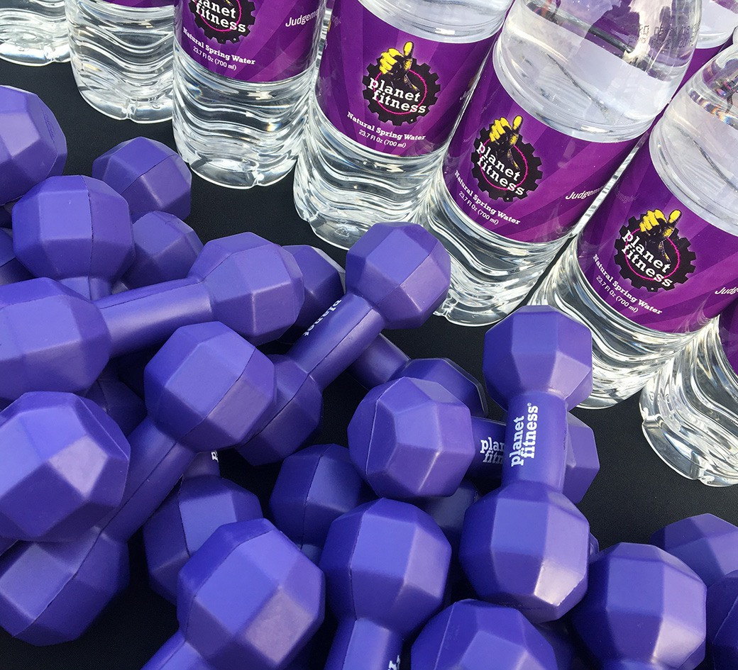 Planet Fitness water bottles