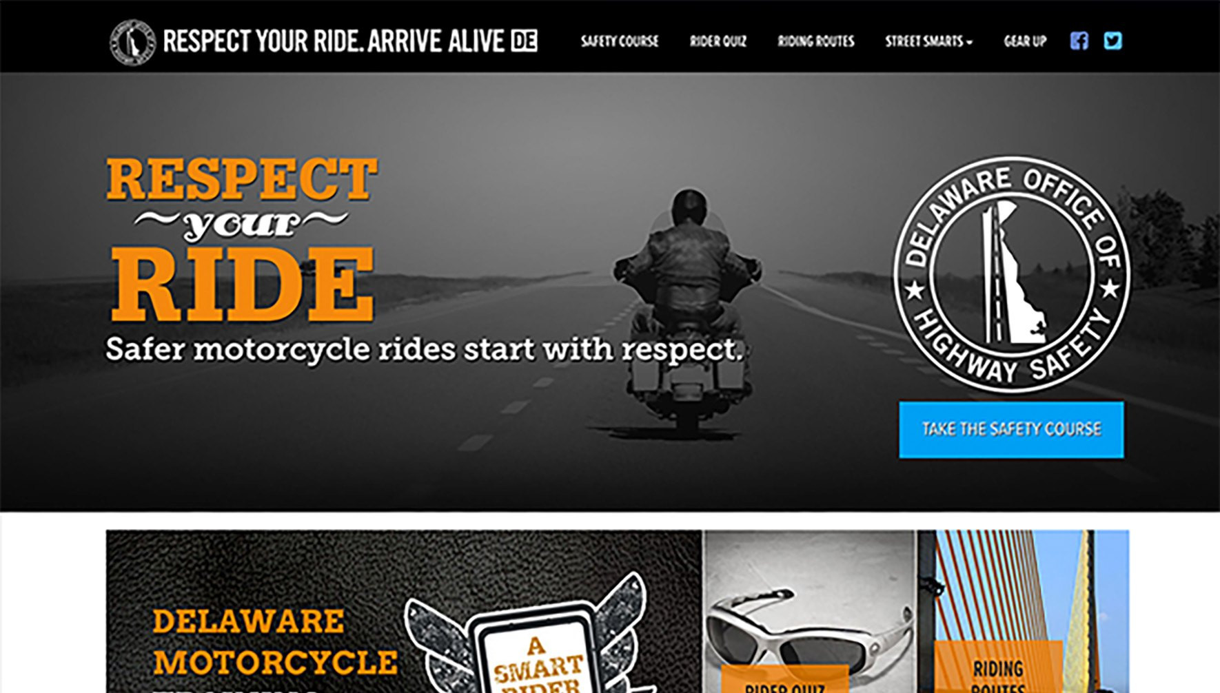 OHS Respect Your Ride website