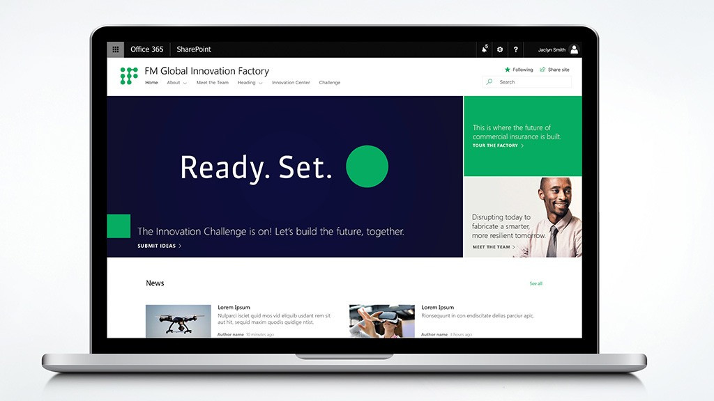 FM Global Innovation Factory website