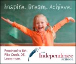 The Independence School digital brand ad