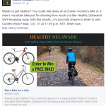 Promoted Facebook posts increase awareness for Healthy Delaware campaign
